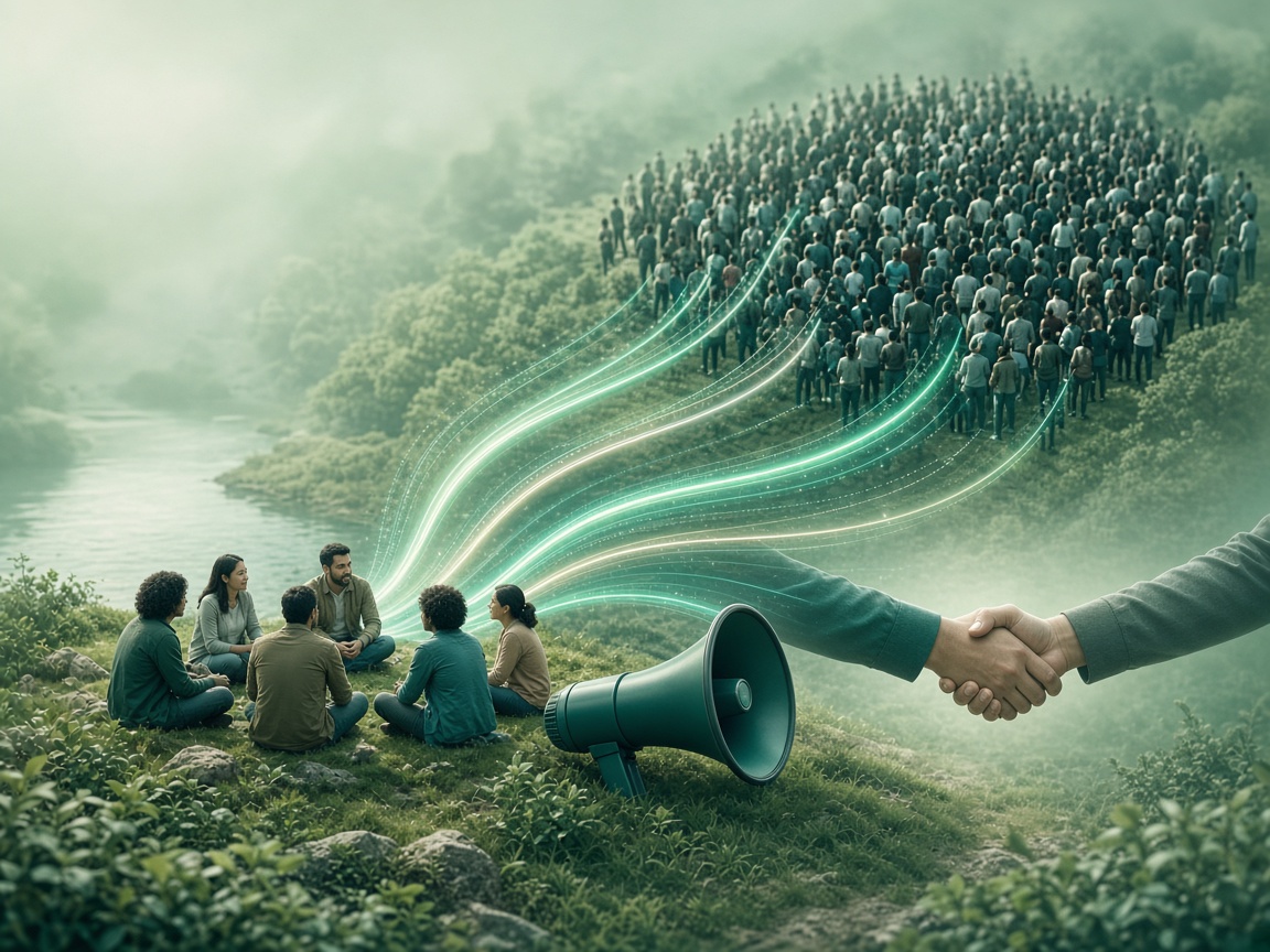 People joining a growing movement